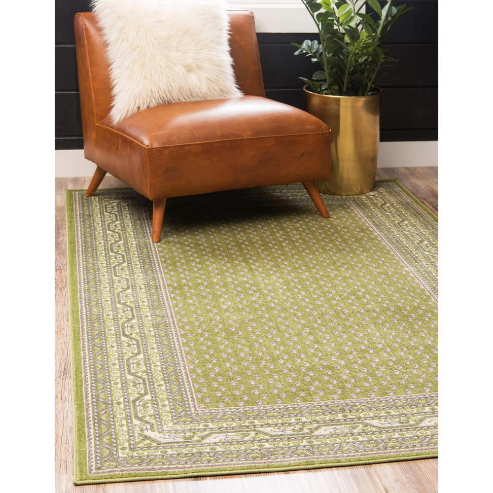 Unique Loom Allover Williamsburg Rug, Green (10' 0 x 13' 0)