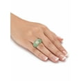 thumbnail image 3 of PalmBeach Jewelry Genuine Green Jade "Longevity" or Green or Black "Fortune" Ring in 10K Yellow Gold, 3 of 5