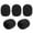 Black, variant on 5pcs Handheld Microphone Windscreens Mic Foam Covers Compatible with Standard Ball-type Microphones for KTV Karaoke DJ