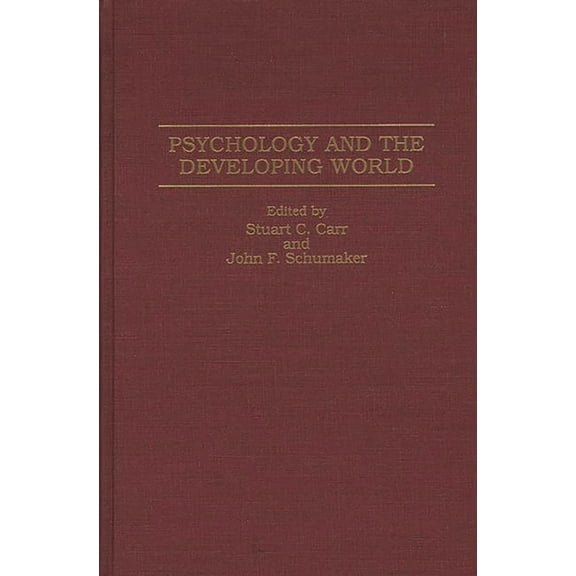 Psychology and the Developing World, (Hardcover)