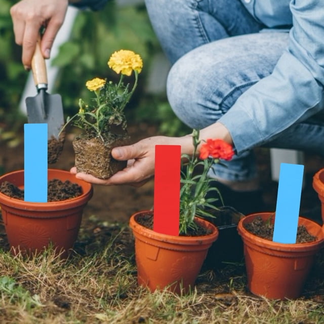 Etiquetas para plantas, 100 piezas PVC Planta Flor Etiquetas para plantas Etiquetas para macetas Funcionalidad versátil Jadeshay A