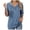 Blue, variant on Striped Hoodies for Women 2025 Fall Winter Long Sleeve Lightweight Button Loose Hooded Sweatshirt Pullover Tops