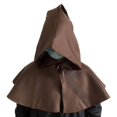 thumbnail image 3 of Hvyesh Halloween Cloak Medieval Hood Cape Men Women Renaissance Halloween Cosplay Costume, 3 of 3