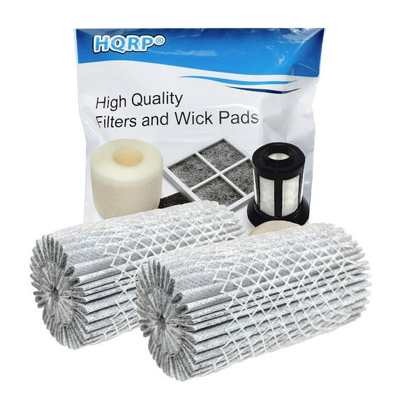 HQRP 2-pack Refrigerator Air Filter for Kenmore 253.44302400, 253.44303400, 253.44304400, 253.44309400 Side-by-side series