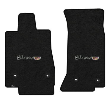Lloyd Mats Custom Fit Floor Mats for Cadillac CTS/CTS-V/Sedan 2016-ON LogoMat 2Pc Set Charcoal