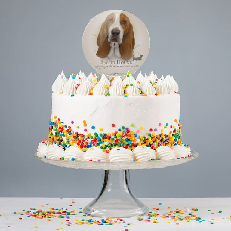 Basset hound birthday online cake