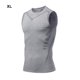 thumbnail image 4 of Guardurnaity Camisetas de compresión de pecho para hombres, adelgazantes y de ajuste cómodo, camiseta de compresión para fitness Camisetas gris SG, 4 of 6