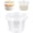 flat cover, variant on Portion Cups with Lids, Airtight Stackable, 100-Pack
