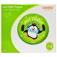 thumbnail image 3 of CocoNut Outdoor: Just Chillin Green Penguin -32" Inflatable Penguin Junior Snow Tube - Heavy Duty Snow Sled with Sturdy Handles for Kids, Lightweight Snow Tube for Boys and Girls, Kids 5+, 3 of 7