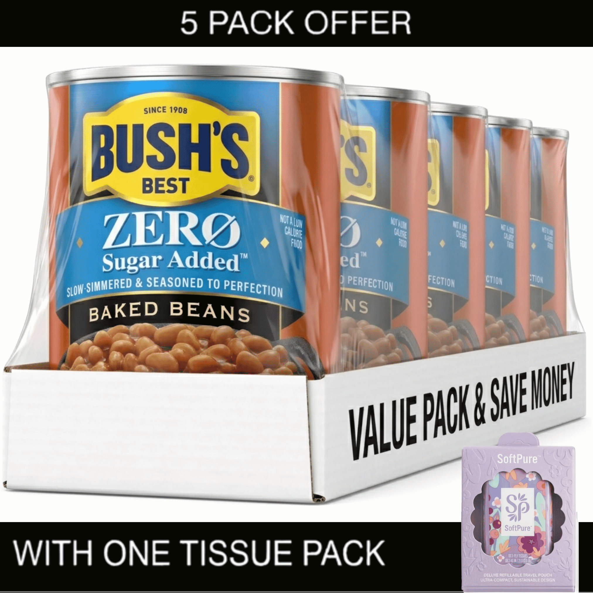 beans様　おまとめ Bushs Original Baked Beans (16.5 Oz, 8 Ct.) - Walmart.com