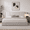 Greige, variant on VELOCAVA Full Size Bed Frame with Lift Up Storage, Velvet-Look Upholstered Wingback Platform Bed with Vertical Channel Headboard, No Box Spring Needed, Hydraulic Storage, White
