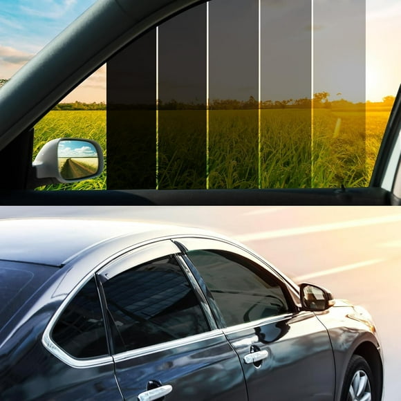Lámina tintada para ventanillas de coche Vepagoo 5% VLT, 50 cm x 4,5 m