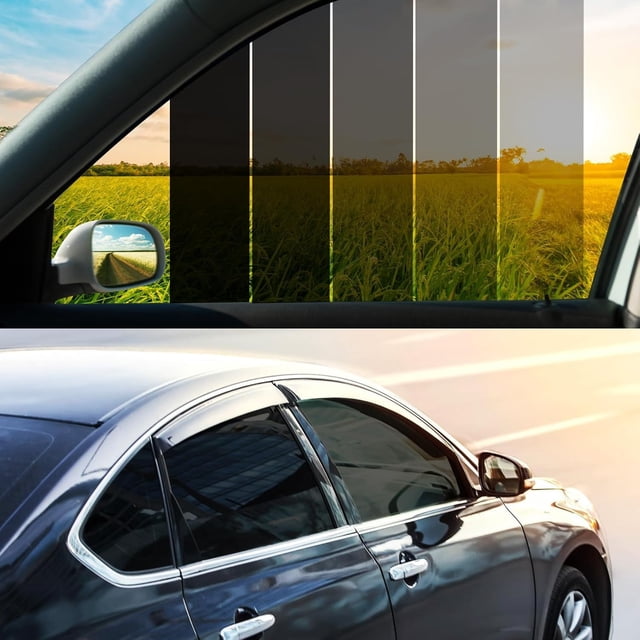 Lámina tintada para ventanillas de coche Vepagoo 5% VLT, 50 cm x 4,5 m