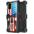 thumbnail image 1 of for Samsung Galaxy A71 5G (NOT FOT SAMSUNG A71) Phone Case Dual Layer Full-Body Rugged Clear Back Case Drop Resistant Shockproof Case with Built In Screen Protector (Skull), 1 of 4