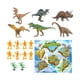thumbnail image 1 of Juego de figuras de dinosaurios realistas de 17 piezas, juguetes de dinosaurios para niños con tapete de juego, juego de figuras de dinosaurios,, 1 of 9