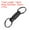 Black, variant on Quick Release Keychain, Detachable Pull Apart Key Rings Clip Spring Split Snap Separate Keychains Lock Holder for Car Purse Bag Belt Black 3