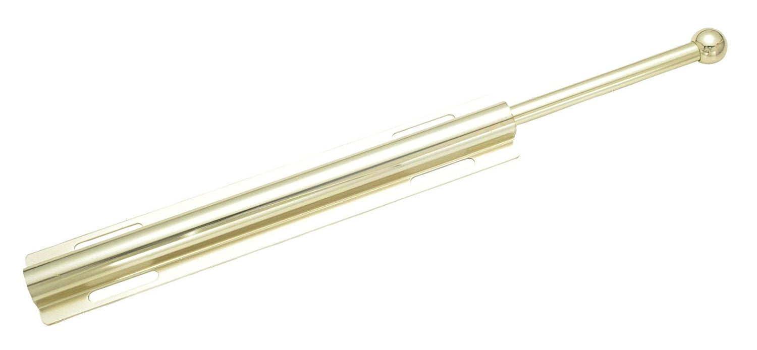 12" Polished Brass Closet Valet Rod with Screws