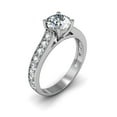 thumbnail image 2 of SuperJeweler 1 1/2 Carat Classic Lab Grown Diamond Engagement Ring In 14K White Gold For Women, 2 of 4