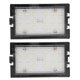 thumbnail image 2 of Luz de matrícula, 2 piezas LED sin errores Lámpara de matrícula LED Luz de matrícula Solución innovadora, 2 of 10