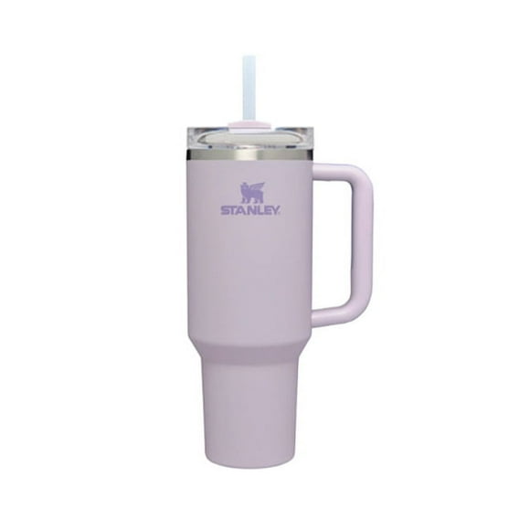 40oz Tumbler with Handle Straw Thermos Bottle Stainless Steel Cup Thermal Mug Keeps Cold and Heat Water Bottle for Stanley Car