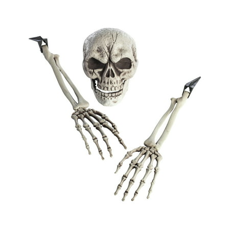 Ground Breaker 3 Skeleton Bones Prop Skull Remains Halloween Decoration