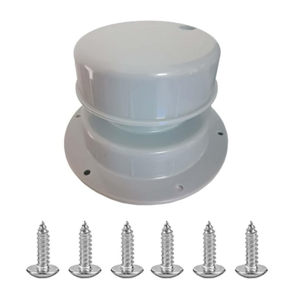 Nishiyuenyi RV Roof Vent Cap Direct Replaces with Install Ventilation Duct Vent Cover Gray