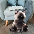 thumbnail image 6 of hengtong Stuffed Animal Kitten Siamese Cats for Home Decoration 40cm, 6 of 6