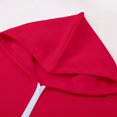 thumbnail image 2 of Womens Hoodies Oversized Zip Up Sweatshirts Pullover Sweaters Long Sleeve Winter Fall Outfits Fashion Clothes Winter Warm Sweatshirt Oversized Hoodie(Color:Red,Size:5XL), 2 of 9