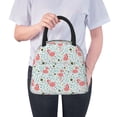 thumbnail image 6 of Fotbe Cute Flamingo Pattern Lunch Bag, Insulated Lunch Box, Small Leakproof Cooler Food Lunch Containers Reusable High Capacity Lunch Tote Bags for Work, Travel, Outdoor, 6 of 6