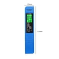 thumbnail image 3 of Probador de PH 3 en 1 Conductividad TDS EC Rango 0-9990 para el hogar retroiluminación azul Ndcxsfigh Libre de BPA, 3 of 5