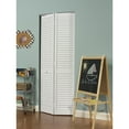thumbnail image 4 of Seabrooke Louvered PVC Bifold Door fits 36"w x 80"h White, 4 of 7