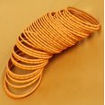 thumbnail image 3 of Sunsoul By Touchstone Colorful Bangle Collection Indian Bollywood Alloy Metal Turmeric Golden Glaze Wrist Enhancing Designer Jewelry Bangle Bracelets. Set of 36 For Women., 3 of 3