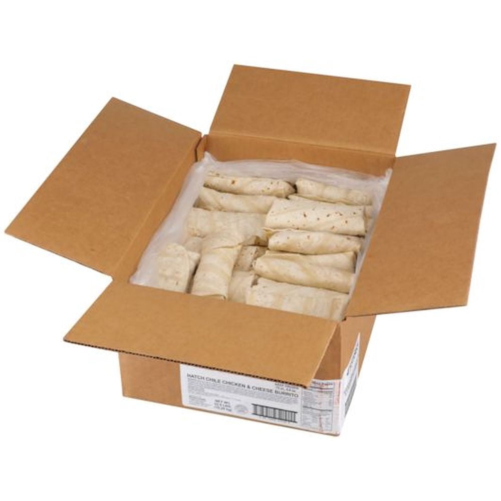 Posada Cheese and Hatch Chile Chicken Burrito, 5 Ounce -- 72 per case.