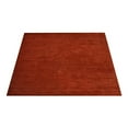 thumbnail image 3 of Rugsotic Carpets Handmade Rugs Hand Knotted Loom Square 6'x6' Dark Red Wool for Indoor Use, 3 of 5