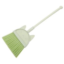 KALLORY 1Set Childrens Broom with Simple Molding Style PP PET Material for Kids Pretend Play Home Cleaning Tools