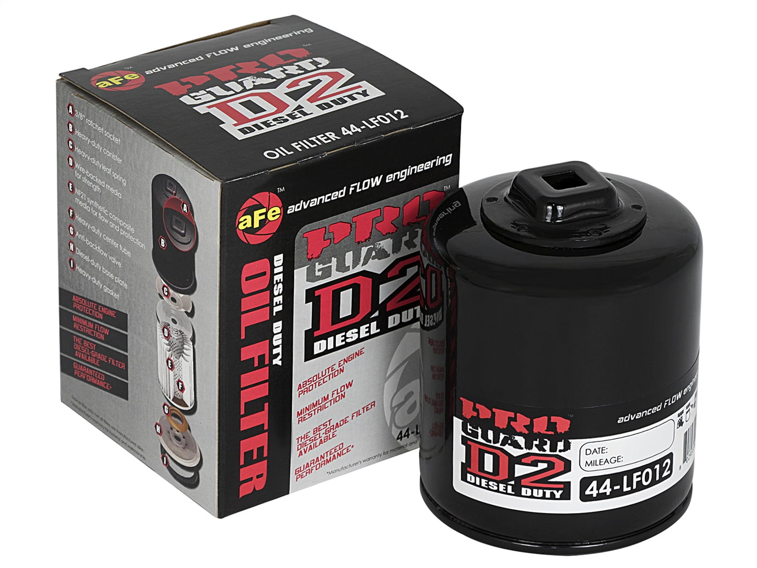 aFe Power 44LF012 Pro GUARD D2 Oil Filter