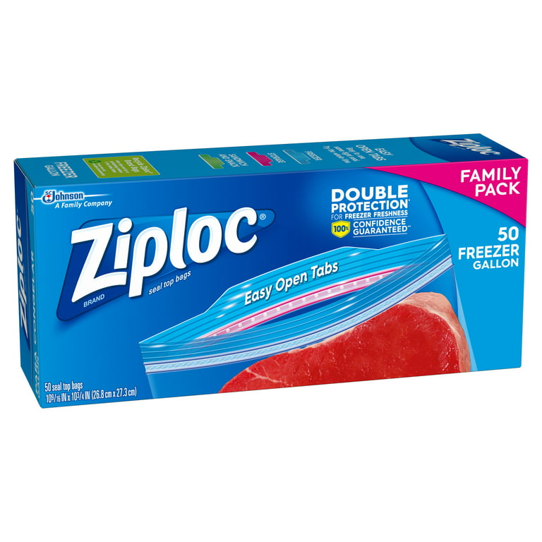 Ziploc® 2 Gallon Freezer Bags, 10 ct / 2 gal - Smith's Food and Drug