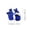 Blue, variant on Dog Boots with Reflective for Winter, Non-Slip Pet Shoes for Small Medium Dogs with Drawstring