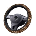 thumbnail image 3 of Cheetah Leopard Print Steering Wheel Covers Universal 14.5-15h Steering Wheel Protector Fit for SUV Car Accessories, 3 of 4
