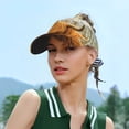 thumbnail image 6 of Bingfone Adjustable Empty Top Sun Visor for Women and Men-Yak, 6 of 8
