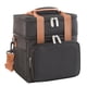 thumbnail image 1 of Fiambrera grande aislada, bolsa de almuerzo doble resistente, bolsa refrigerada a prueba de fugas, adecuada para hombres y mujeres, adultos, vuelo, playa, viaje de un día, 1 of 2
