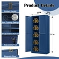 thumbnail image 4 of Polup 71" Tall Metal Kitchen Pantry Storage Cabinet with Doors and Adjustable Shelves Home Blue, 4 of 8