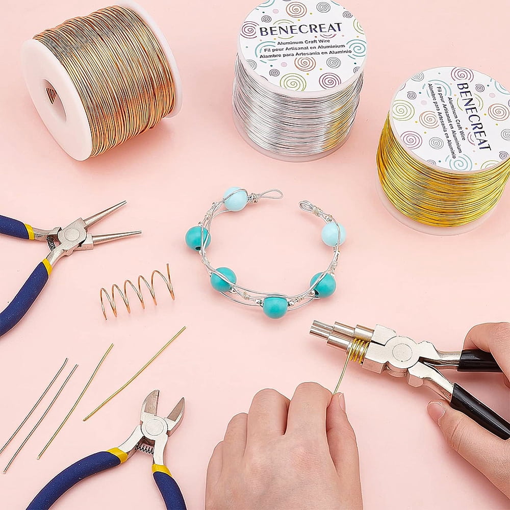 12 17 18 Gauge Aluminum Wire (18 Gauge492 FT) Anodized Jewelry Craft Making Beading Floral Wire for Christmas Frame Handicraft Making Green
