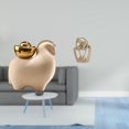 thumbnail image 2 of Mini estatua de animal,Mini estatua de animal para decoración del hogar,manualidades artísticas,Escultura de animales de cerámica de diseño creativo,Estatua abstracta,Estatua abstracta para, 2 of 8