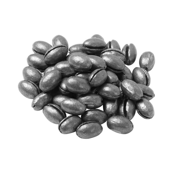 Unique Bargains 1g Per Piece Fish Tackle Lead Weight Line Split Shots Sinkers 50PCS