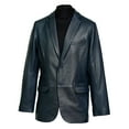 thumbnail image 6 of Pure Leather Blazer for Men Real Lambskin Winter Coat, 6 of 7