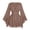 Khaki, variant on Oksale Chiffon Dresses for Women Halloween Trendy Deep V Neck Mini Dress Elastic Smocked Waisted Bell Sleeve Cocktail Dresses for Party Sky Blue S