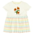 thumbnail image 3 of Inktastic Tiger Lilies Girls Baby Dress, 3 of 5
