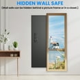 thumbnail image 3 of Kojooin 53.15" Wall Safe Between The Studs, Hidden Electronic Safe Deposit Box With Dual Alarm Function & Adjustable Shelves For Business Cash Drops Home Safety, 3 of 6
