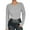 Gray, variant on Sweater for Women V Neck Knit Long Sleeve Sweater Solid Pullover Fall Going Out Soft Clothes